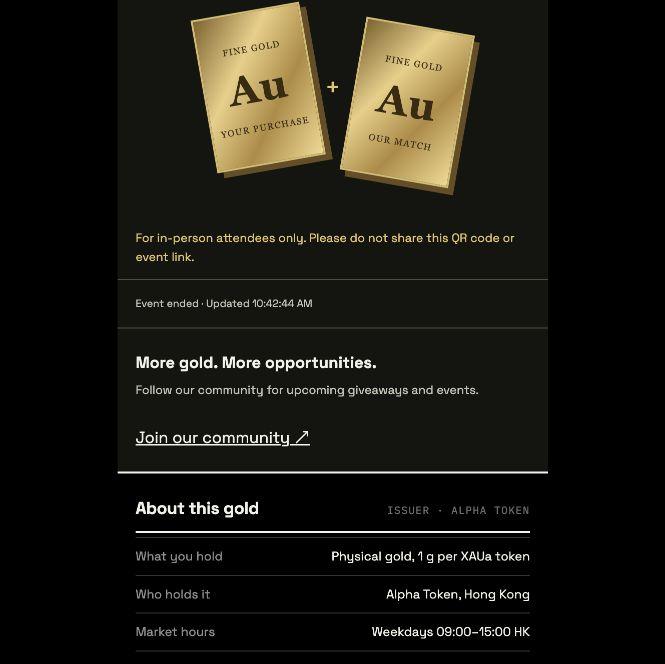 Gold campaign eligibility